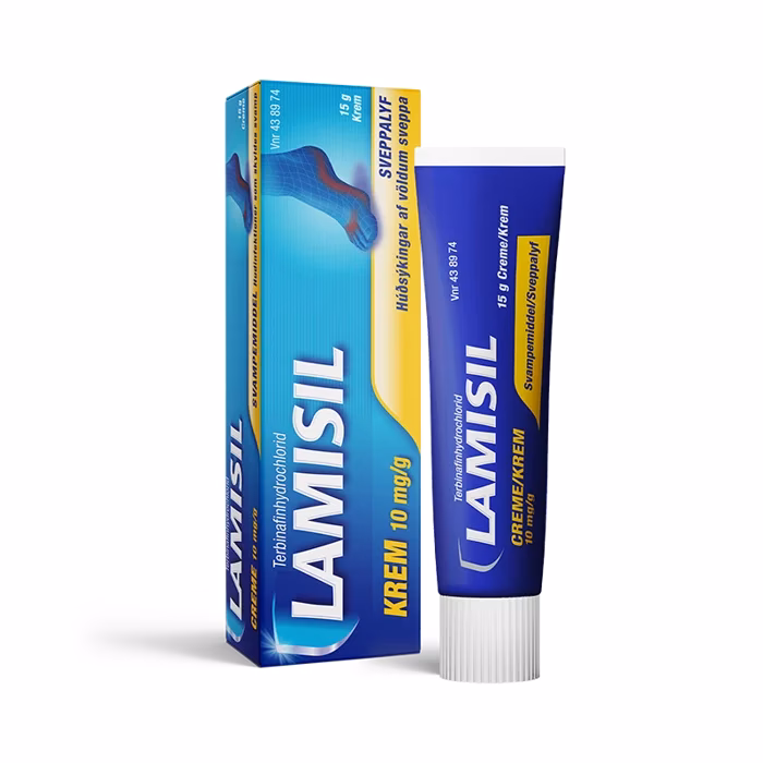 Hvor lang tid må man bruge Lamisil?
